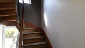 peinture cage d'escalier